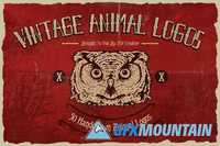 50 Vintage Animal Logo 367045