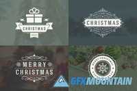 10 Christmas labels and badges 390262