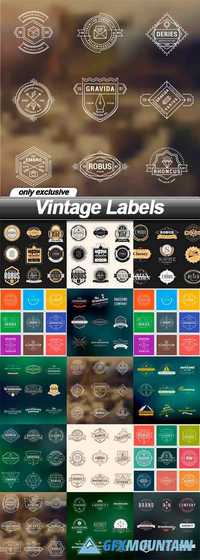 Vintage Labels - 15 EPS