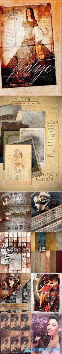 DAZ3D Ron's Vintage Collection (Photoshop Brushes & Vintage Element)