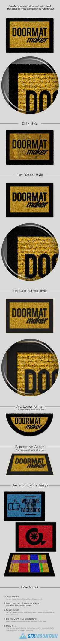 Doormat Maker 13127377 GraphicRiver