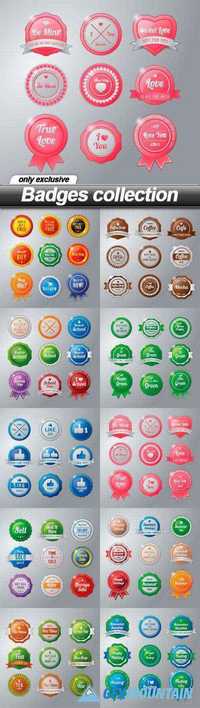 Badges collection - 10 EPS