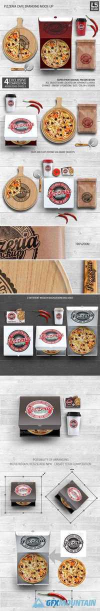 Pizzeria Branding Identity Mock-up 13226785