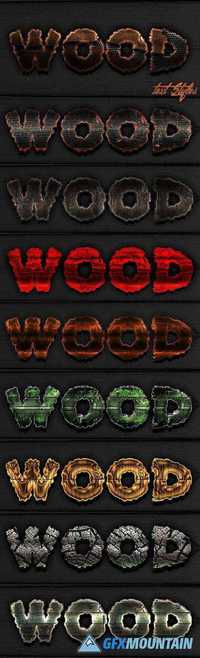 GraphicRiver - Best Wood Text Styles 13117572