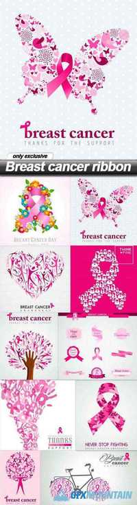 Breast cancer ribbon - 10 EPS