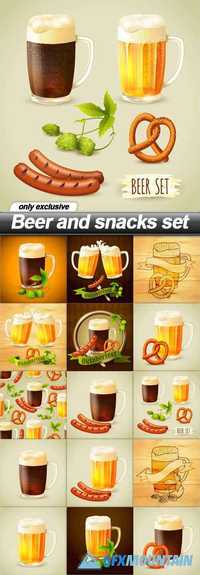 Beer and snacks set - 15 EPS