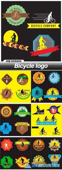 Bicycle logo - 7 EPS