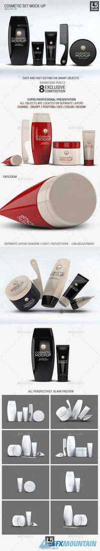 Graphicriver - Cosmetic Set Mock-Up 13090058