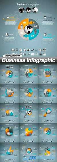 Business infographic - 15 EPS