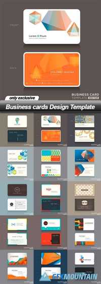 Business cards Design Template - 15 EPS
