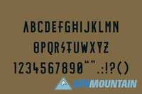 MANDAG - FREDAG Typeface