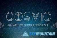 Cosmic. Doodle Typeface + Bonus