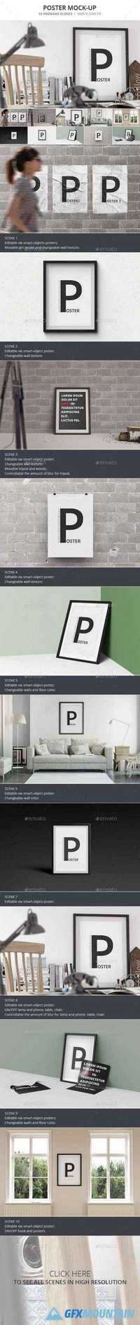 Poster Mock-up 13043695 Graphicriver