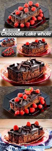 Chocolate cake whole - 6 UHQ JPEG