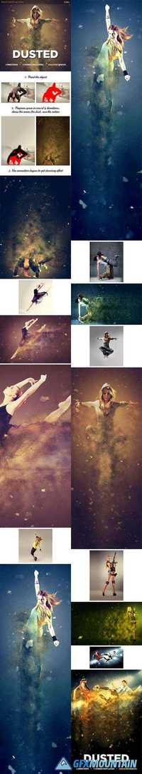 GraphicRiver - Dusted Photoshop Action 13302462