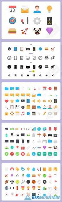 Vector Filo - Flat Vector Icons Pack
