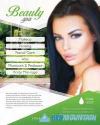 Beauty Spa Flyer PSD Template + Facebook Cover