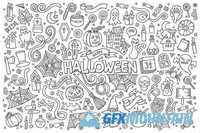 Set of Halloween Elements - 372135
