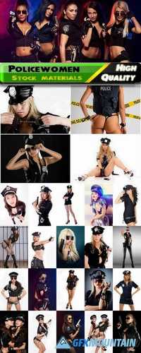 Role-playing games and sexual erotic policewoman and girls