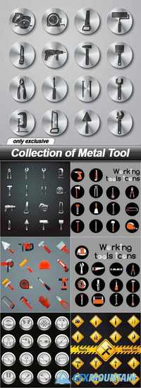 Collection of Metal Tool - 7 EPS