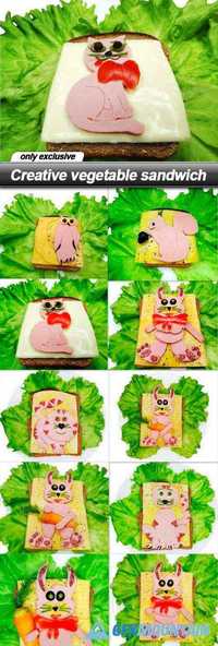 Creative vegetable sandwich - 10 UHQ JPEG