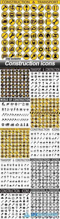Construction icons - 10 EPS
