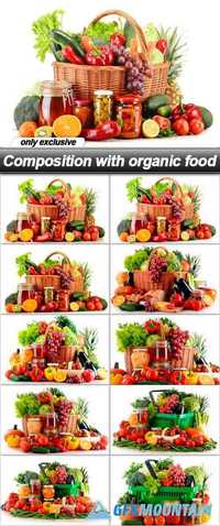 Composition with organic food - 10 UHQ JPEG