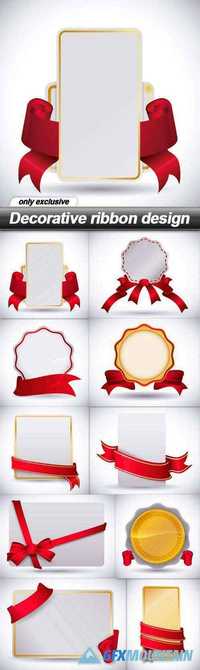 Decorative ribbon design - 10 EPS