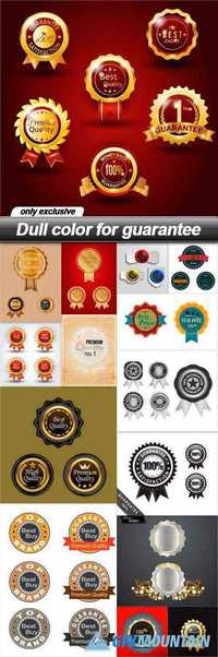 Dull color for guarantee - 15 EPS