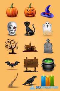 15 Halloween Icons - 14299