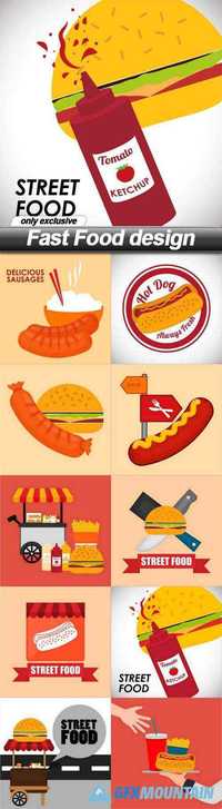 Fast Food design - 10 EPS