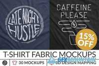 Instant T-Shirt Fabric Mockups 404503