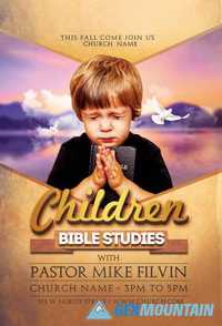 Bible Studies Flyer Template