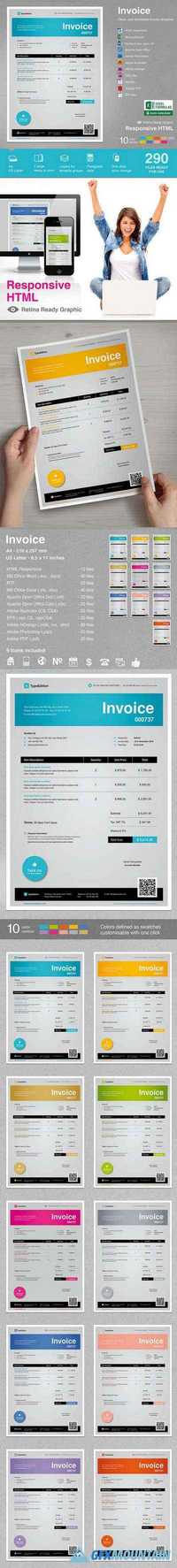Invoice Stationery Template 407743