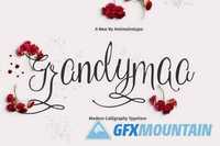 Grandymaa Typeface + Swashs