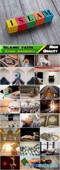 Bundle of Islamic religion and faith images - 25 HQ Jpg