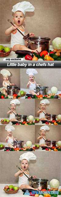 Little baby in a chefs hat - 7 UHQ JPEG