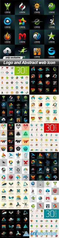 Logo and Abstract web Icon - 12 EPS