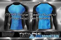 MMA Style Rash Guard Mockup Kit 409885