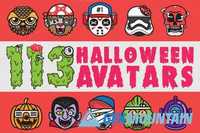 Halloween Avatars And Font 408384