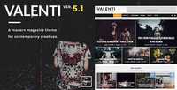 ThemeForest - Valenti v5.1.3 - WordPress HD Review Magazine News Theme - 5888961
