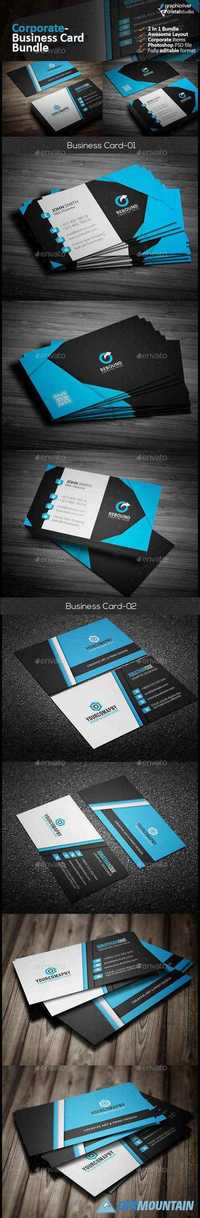 GraphicRiver - Business Card Bundle 2 in 1 13344214