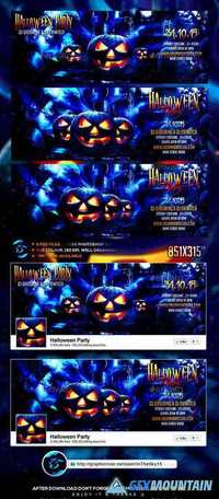GraphicRiver - Halloween Party FB Timeline Cover 13336911