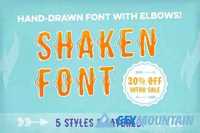 Shaken Font 5 Styles 107742