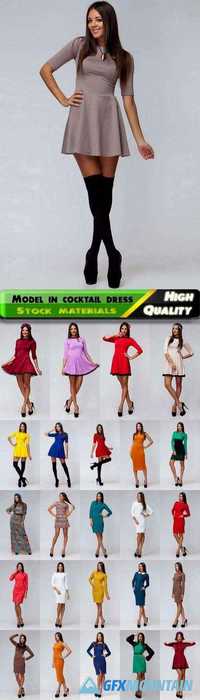 Stylish models posing in cocktail dresses - 25 HQ Jpg
