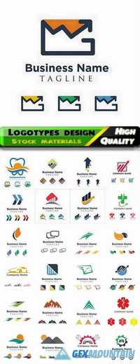 Logo design in vector set from stock - 25 Eps