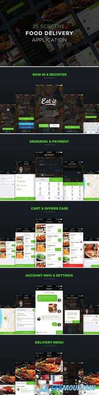 Food delivery app UI 414158