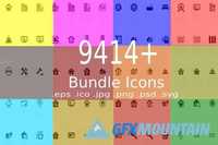 9414+ Bundle Icons 410704