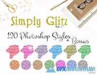 Seamless Glitter Photoshop Styles - CM 234093