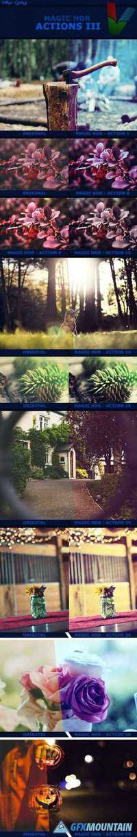 Graphicriver 50 Magic HDR Action III 13345982 